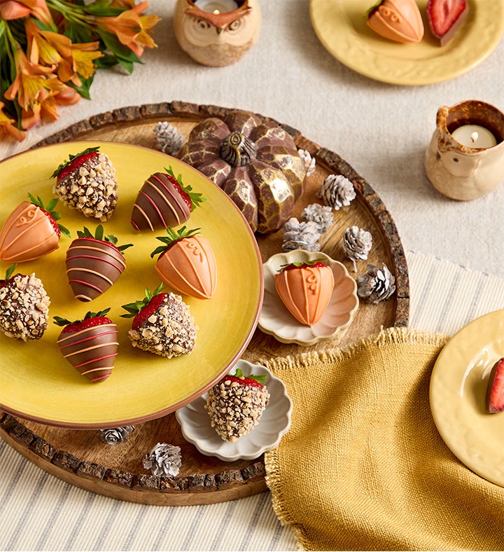 Gourmet Fall Dipped Fancy Strawberries™ - 12ct & 24ct
