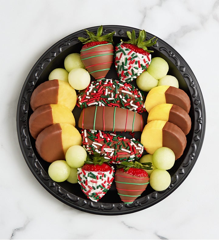 Holiday Dipped Fruit Platter