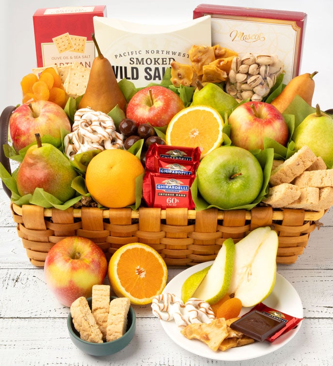 Kosher Fruit & Sweets Gift Basket