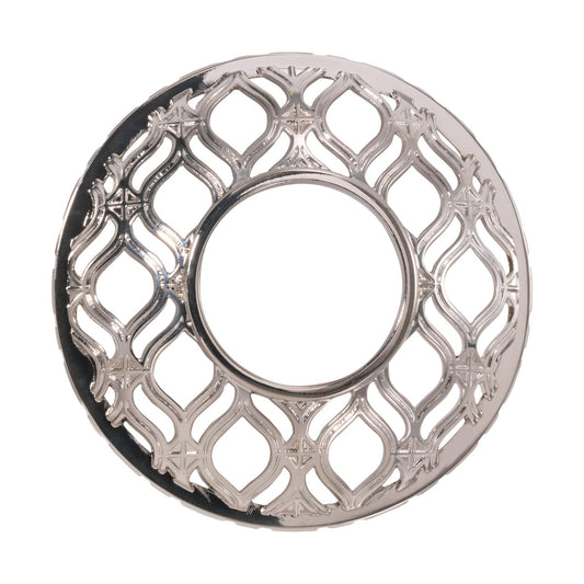Chrome Trellis Illuma-Lid® Illuma-Lid® Jar Candle Topper
