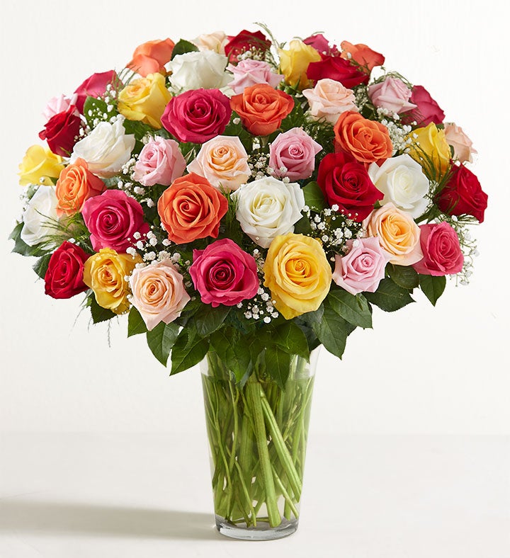 Rose Elegance™ Premium Long Stem Assorted Roses
