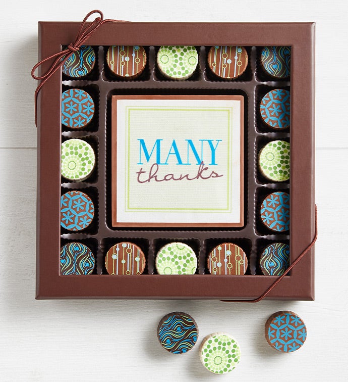 Simply Chocolate® Thank You Bar & Truffles 17pc