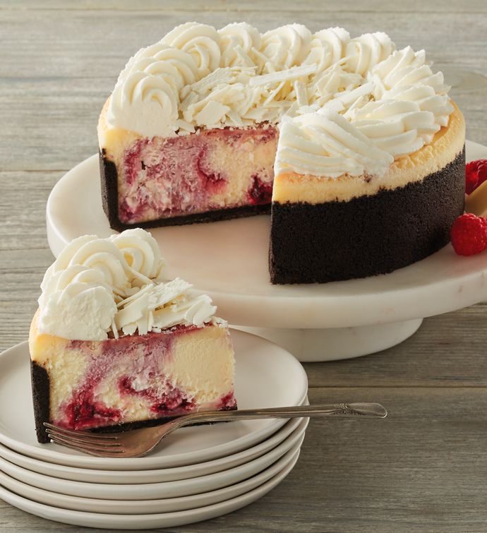 The Cheesecake Factory® White Chocolate Raspberry Truffle® Cheesecake - 7"