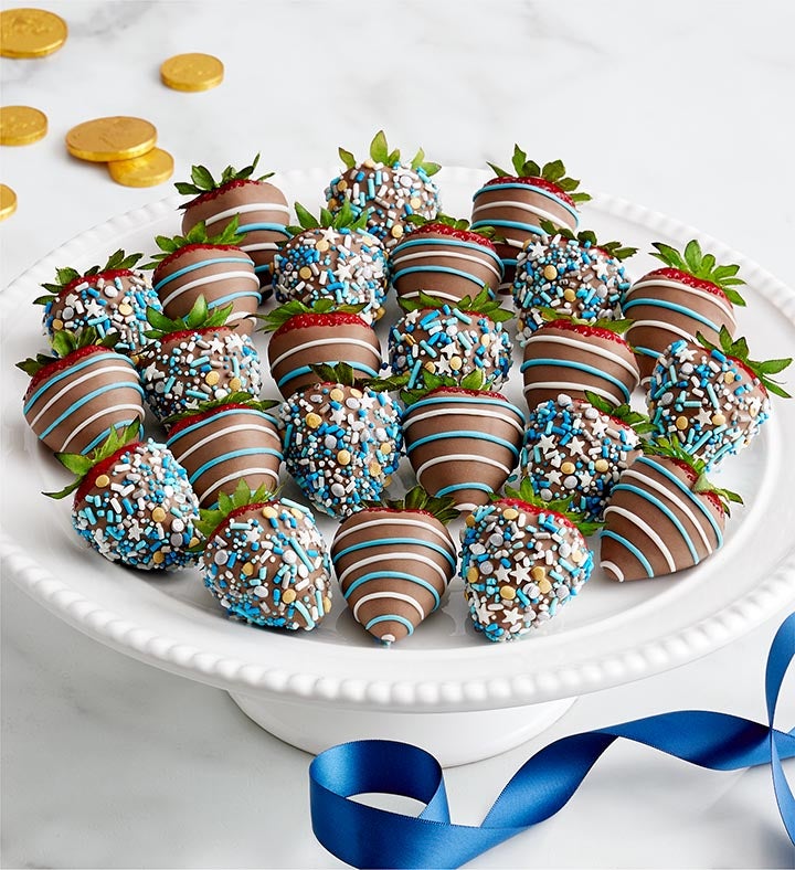 Chocolate Covered Strawberries for Hanukkah™