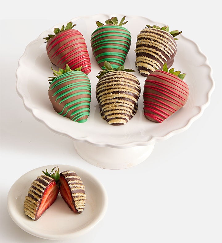 Holiday Artisan Belgian Chocolate Covered Strawberries