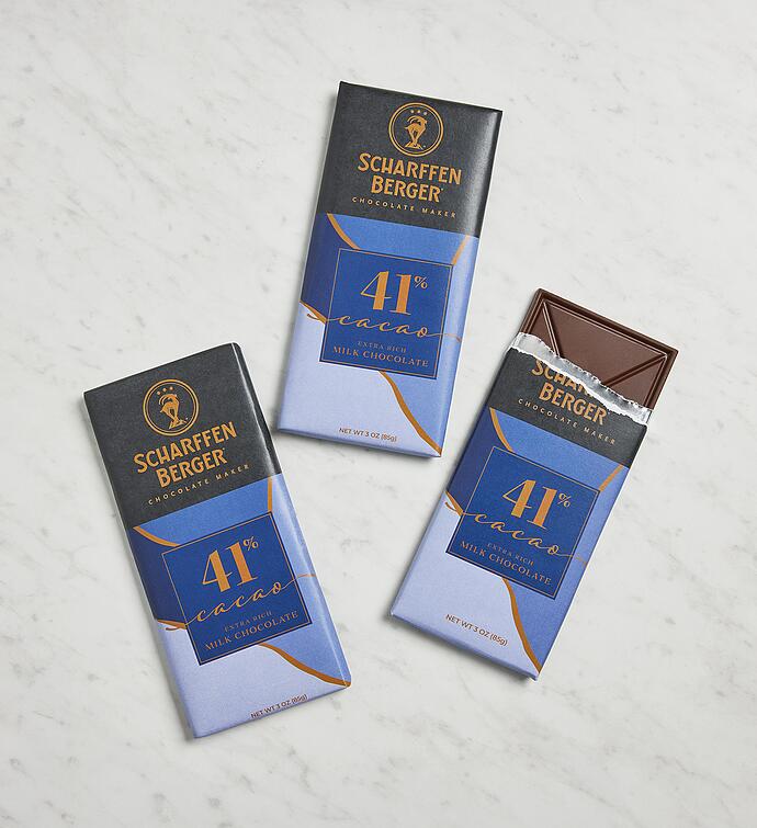 Scharffen Berger® 41% Cacao Rich Milk Chocolate Bar - 3 Pack 