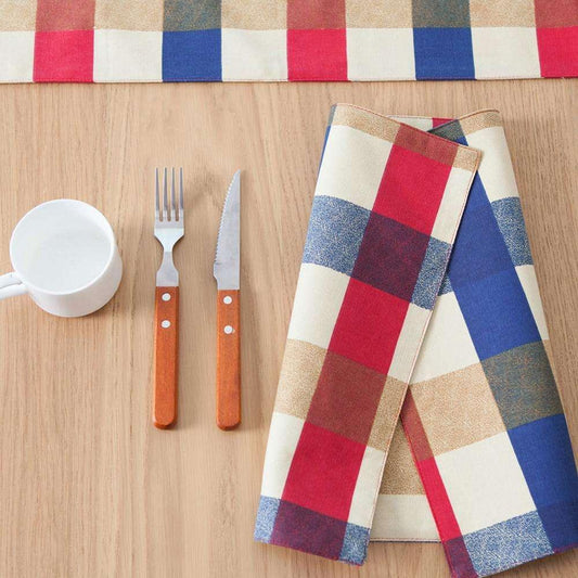 Checked Table Napkins