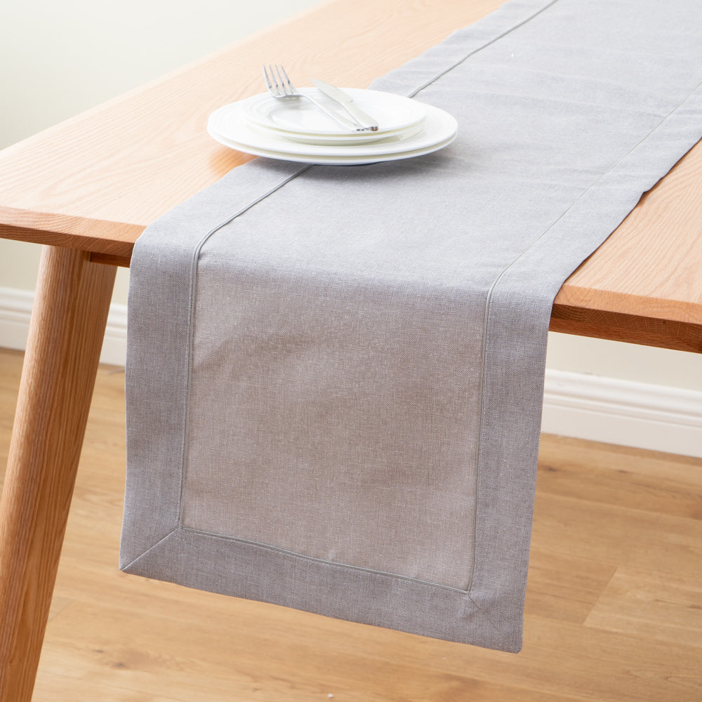 Gray Table Runner