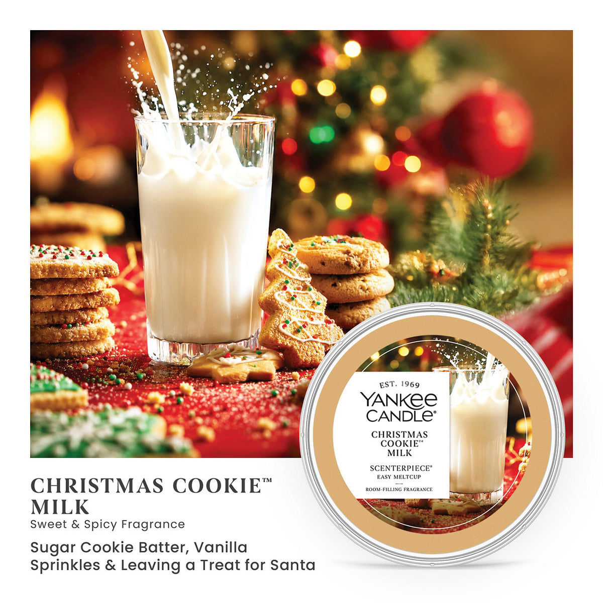 Christmas Cookie™ Milk Scenterpiece® Easy MeltCup