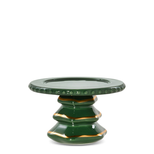 Winter Tree Farm Candle Pedestal Candle Pedestal