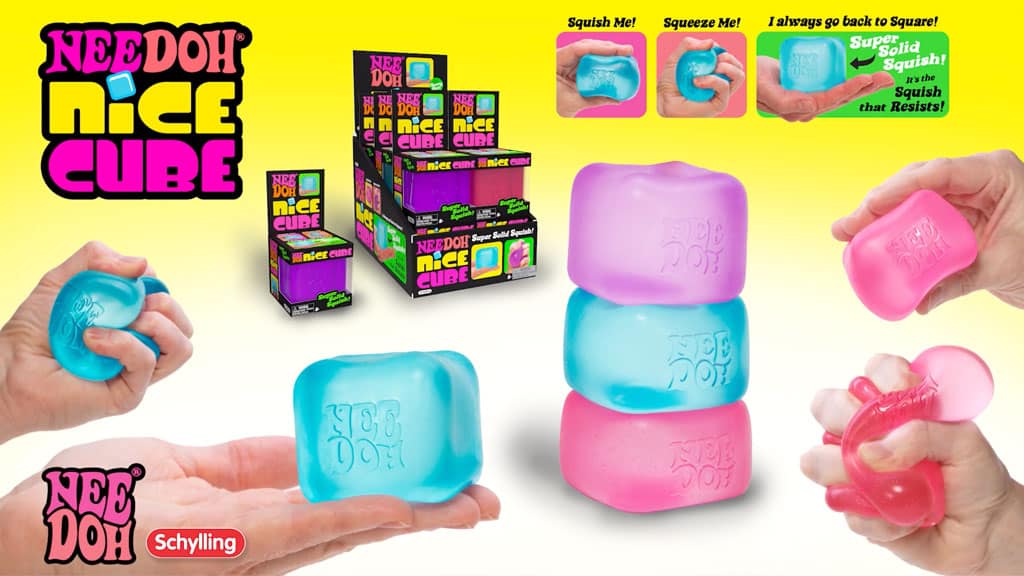 NeeDoh Nice Cube Sensory Ice Cube Squish Toy