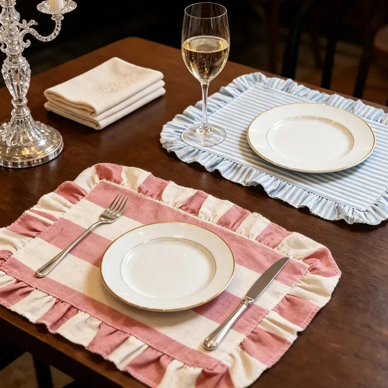 Ruffled Table Placemats