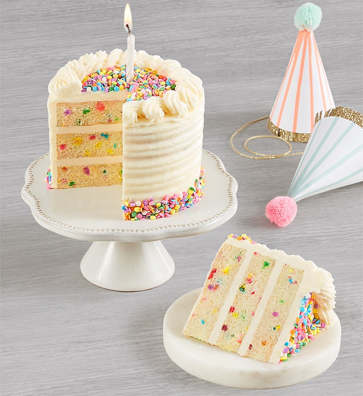 Cherished Blooms & Time to Celebrate Birthday Cake™