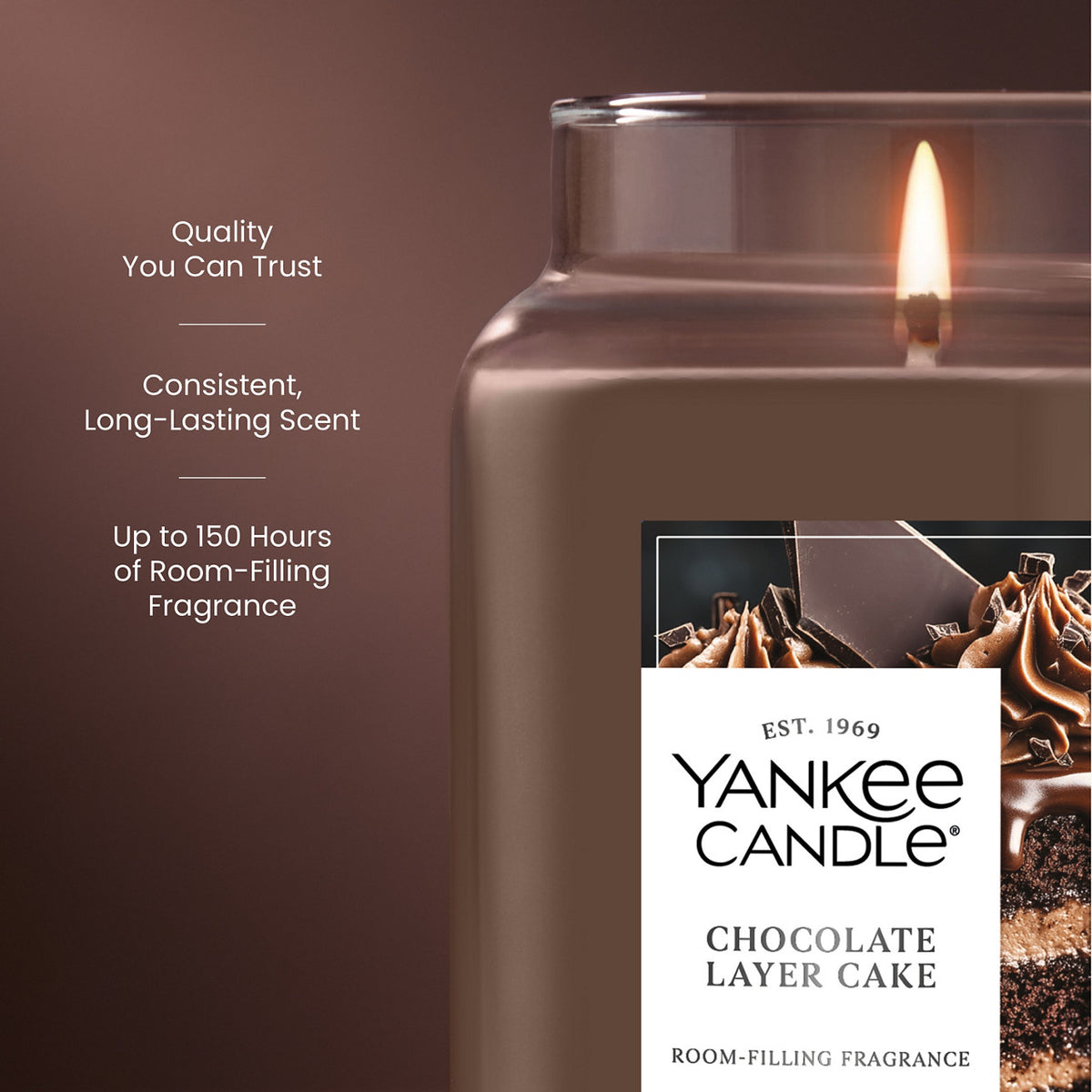 Chocolate Layer Cake Large Tumbler Candle