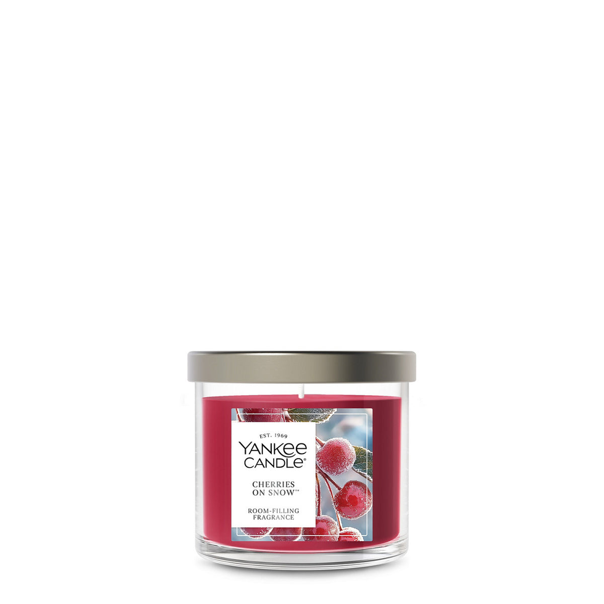 Cherries On Snow™ Small Tumbler Candle