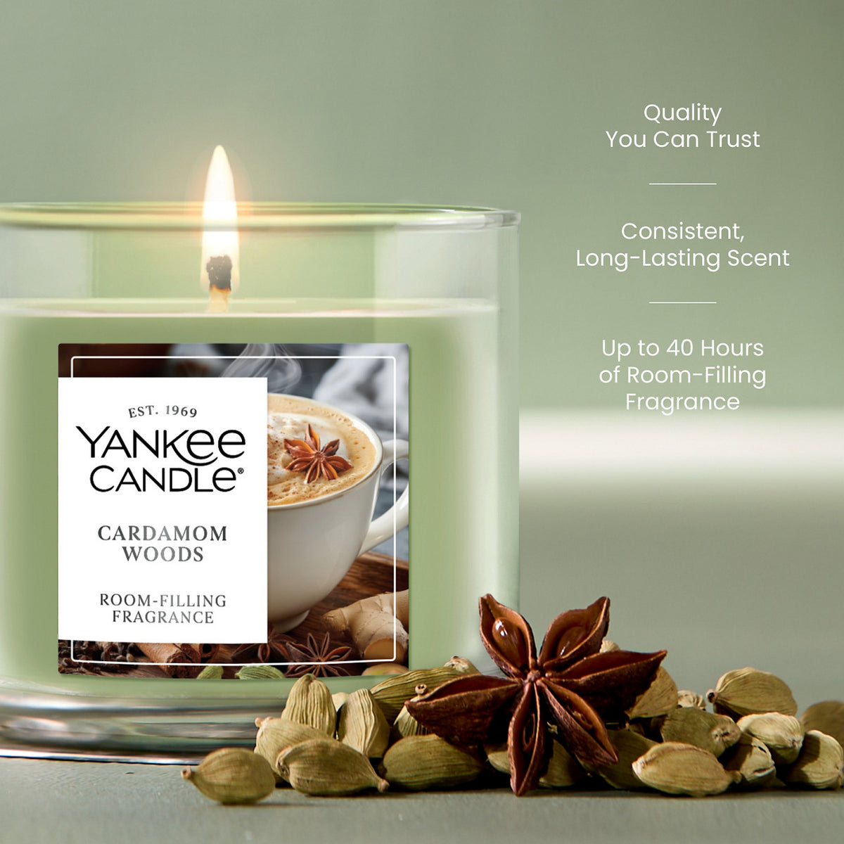 Cardamom Woods Small Tumbler Candle